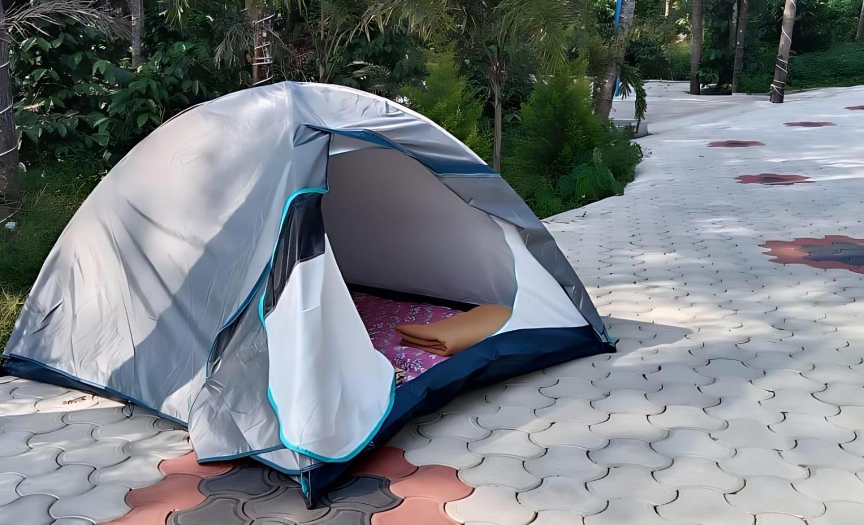 Chikmagalūr Ecstasy Tent Stay With Swimming Pool & Common Washroom מראה חיצוני תמונה
