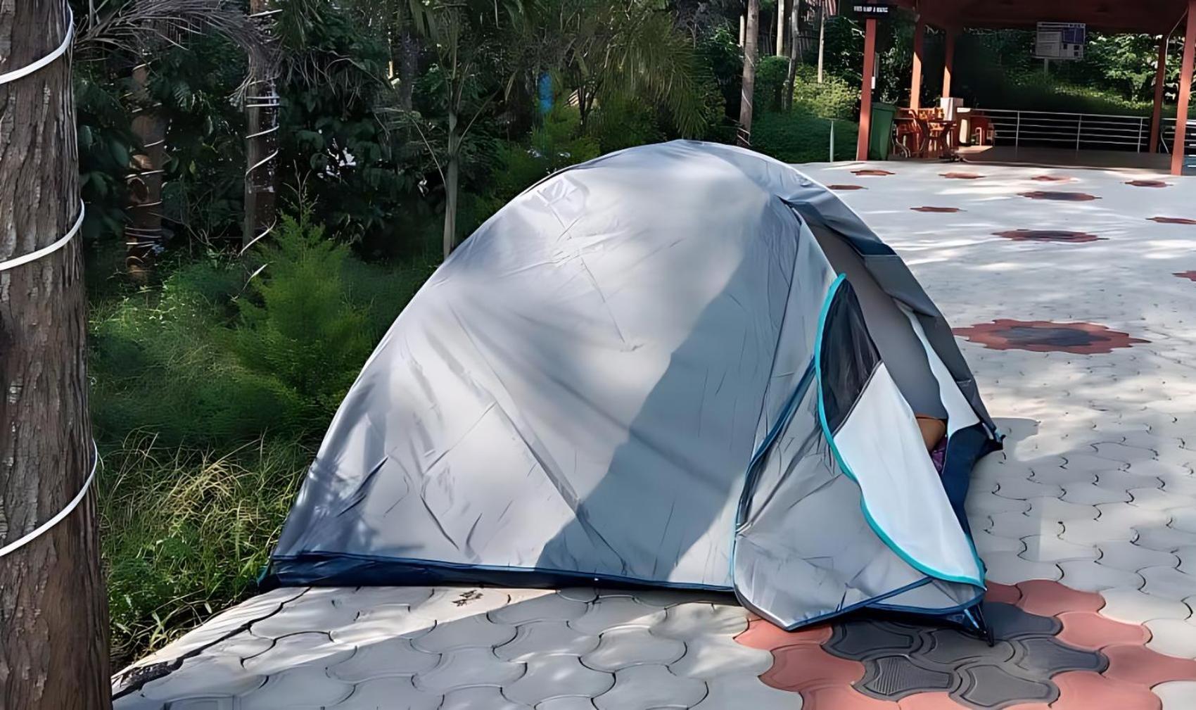Chikmagalūr Ecstasy Tent Stay With Swimming Pool & Common Washroom מראה חיצוני תמונה