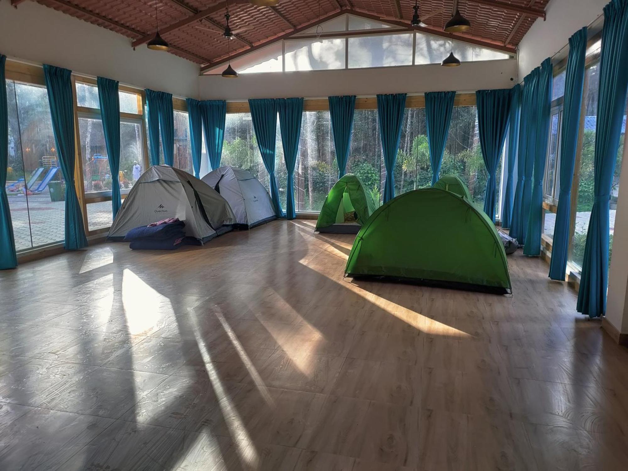 Chikmagalūr Ecstasy Tent Stay With Swimming Pool & Common Washroom מראה חיצוני תמונה
